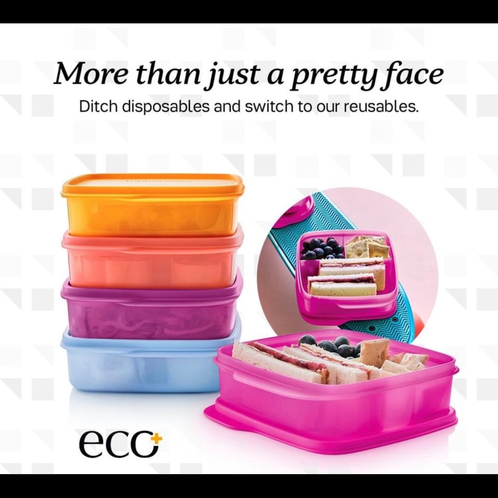 Tupperware Lunch it containers new !!